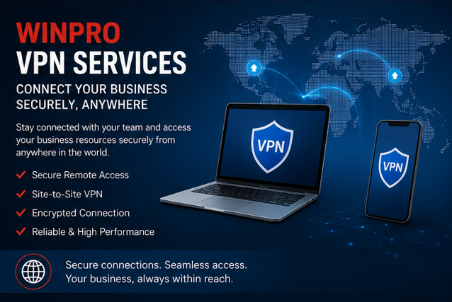 IT_Support_Kuching_Firewall_VPN Secure business VPN services and remote access solutions provided by WINPRO IT Support in Kuching